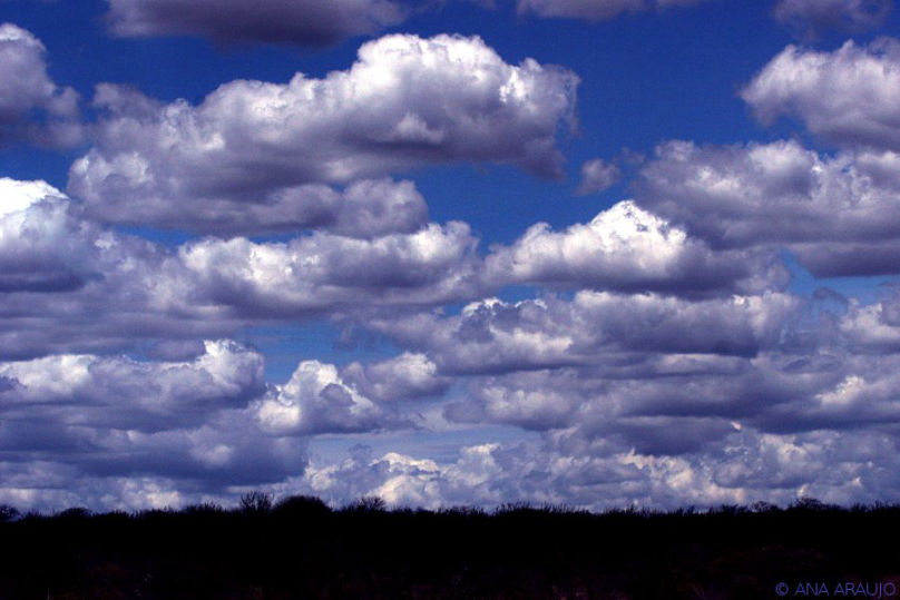 Nuvens na Caatinga no sertão PE