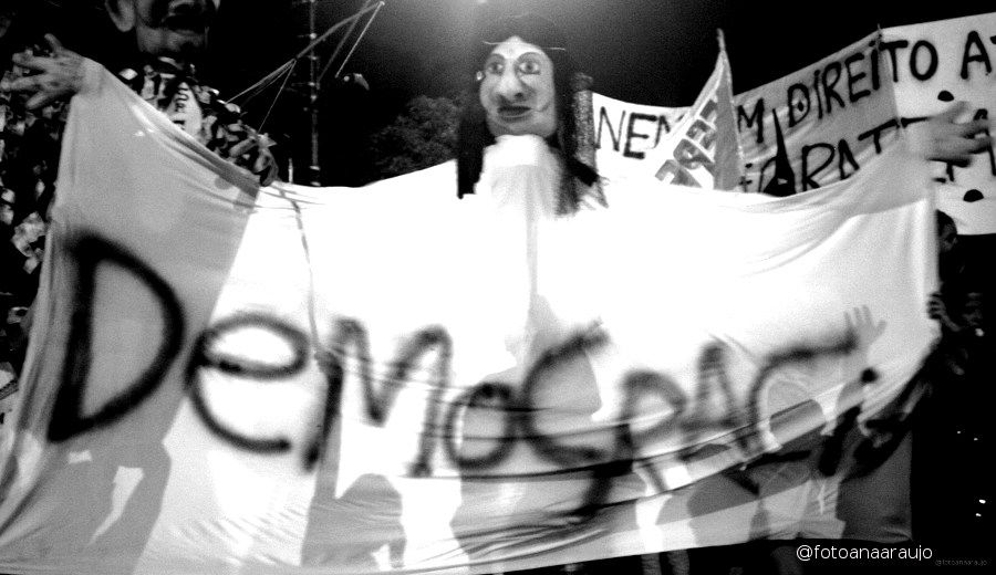 Ato pela democracia Fora Temer Recife PE